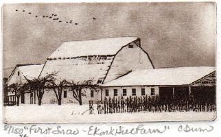 "First Snow-Ekonk Hill Farm"